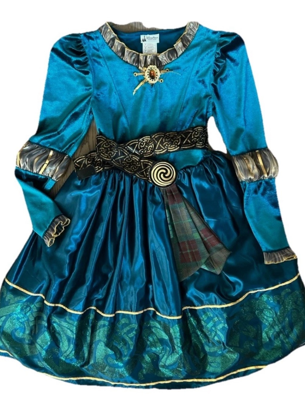 Disney Parks Disney Princess Brave Merida Dress Costume Big Girls Large EUC LN
